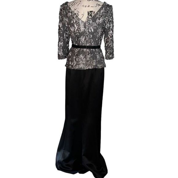 Alex Evenings black and silver two-piece evening wear‎ - Picture 5 of 6